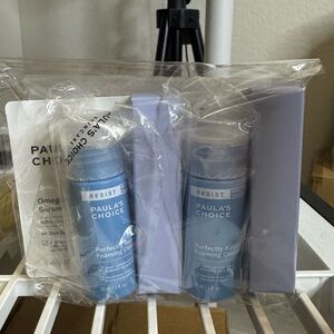 (4) Paula's Choice Cleanser and omega serum